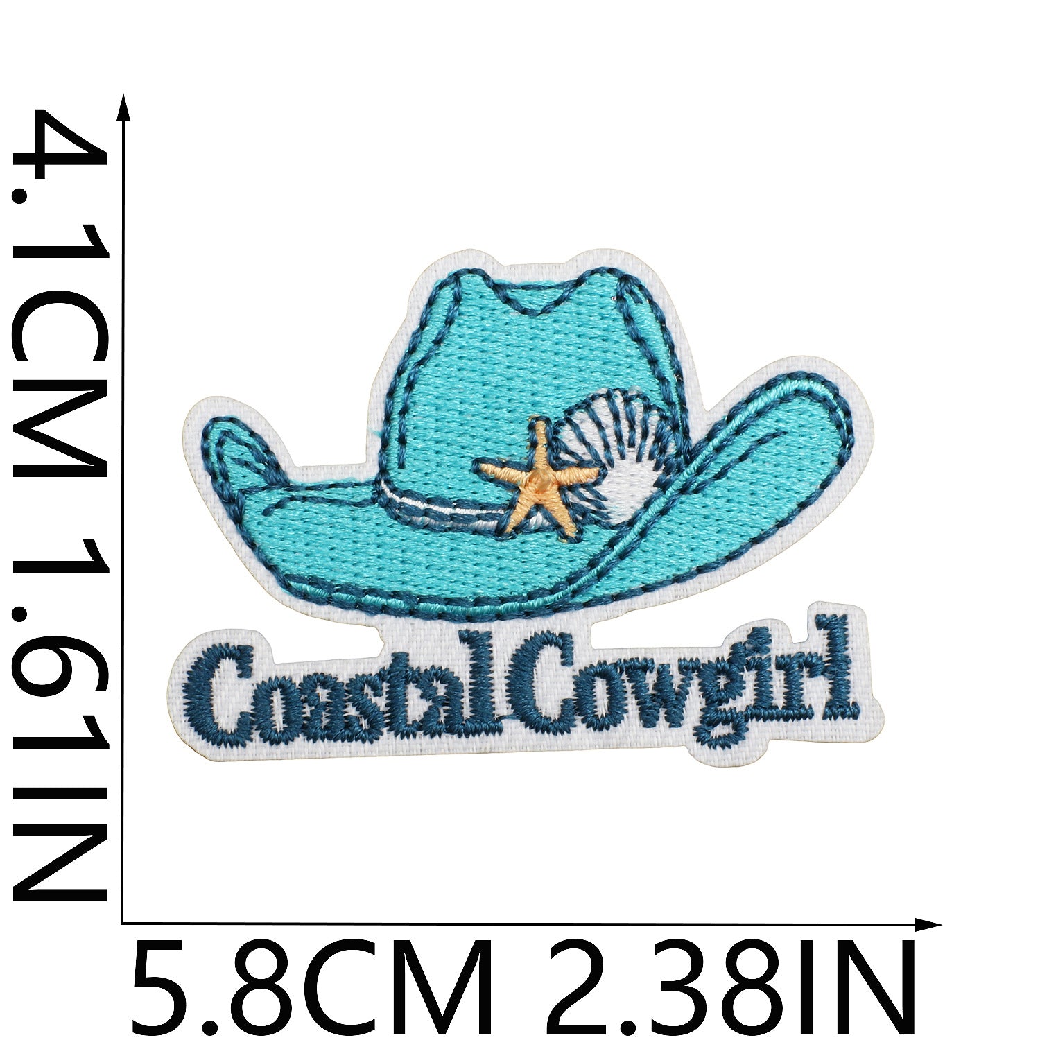 Wholesale Surfing Girls Embroidered Cloth Stickers